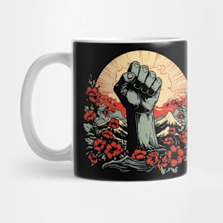 Black Power Fist Black History Pride Month Mug